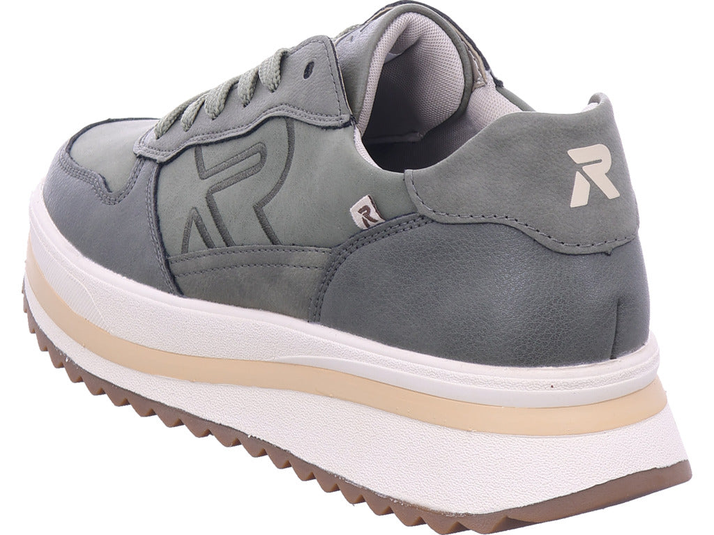 Rieker women's Hwk women's low shoes in green