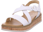 Marco Tozzi Damen Sandalette  in weiß
