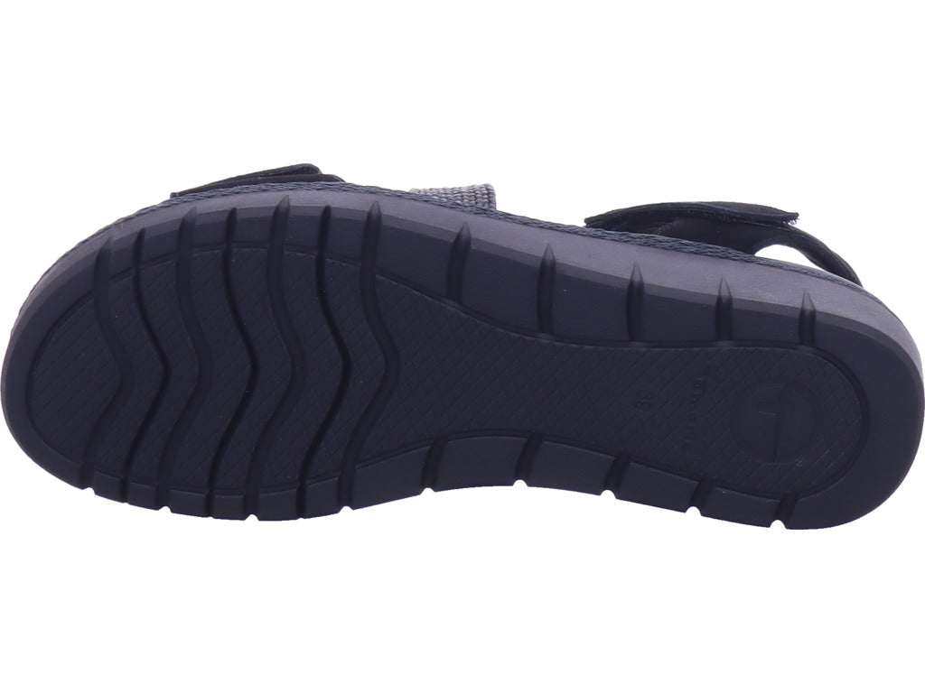 Tamaris Damen Sandalette  in schwarz