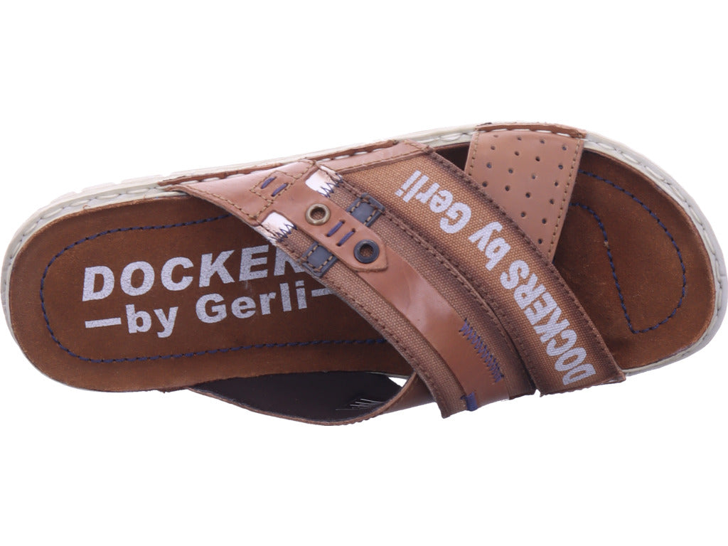 Dockers Herren Pantoffel  in braun