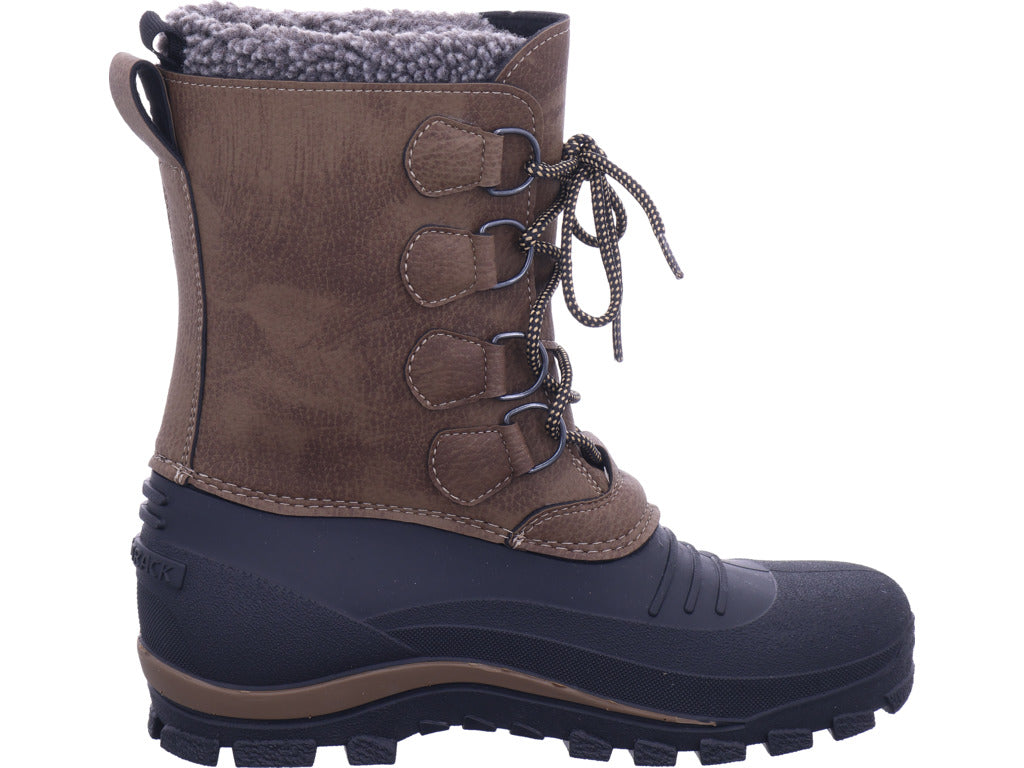 Zoth Spirale Herren Moonboot Spirale Braun/Schwarz in schwarz