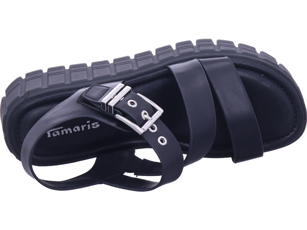 Tamaris Damen Sandalette  in schwarz