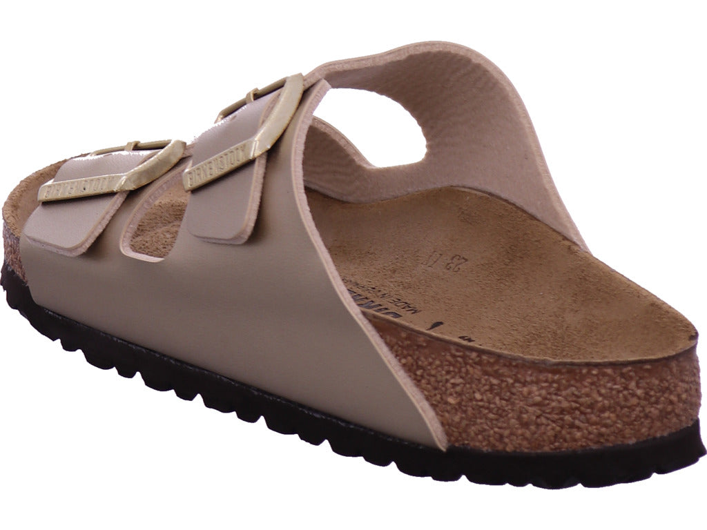 Birkenstock Damen Pantolette Arizone Bf Gold in gold