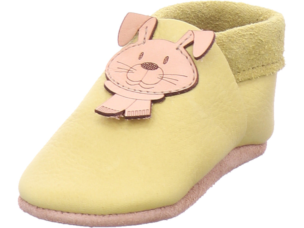 NENS Unisex - Baby Slipper Hase Kiwi Gold in gelb