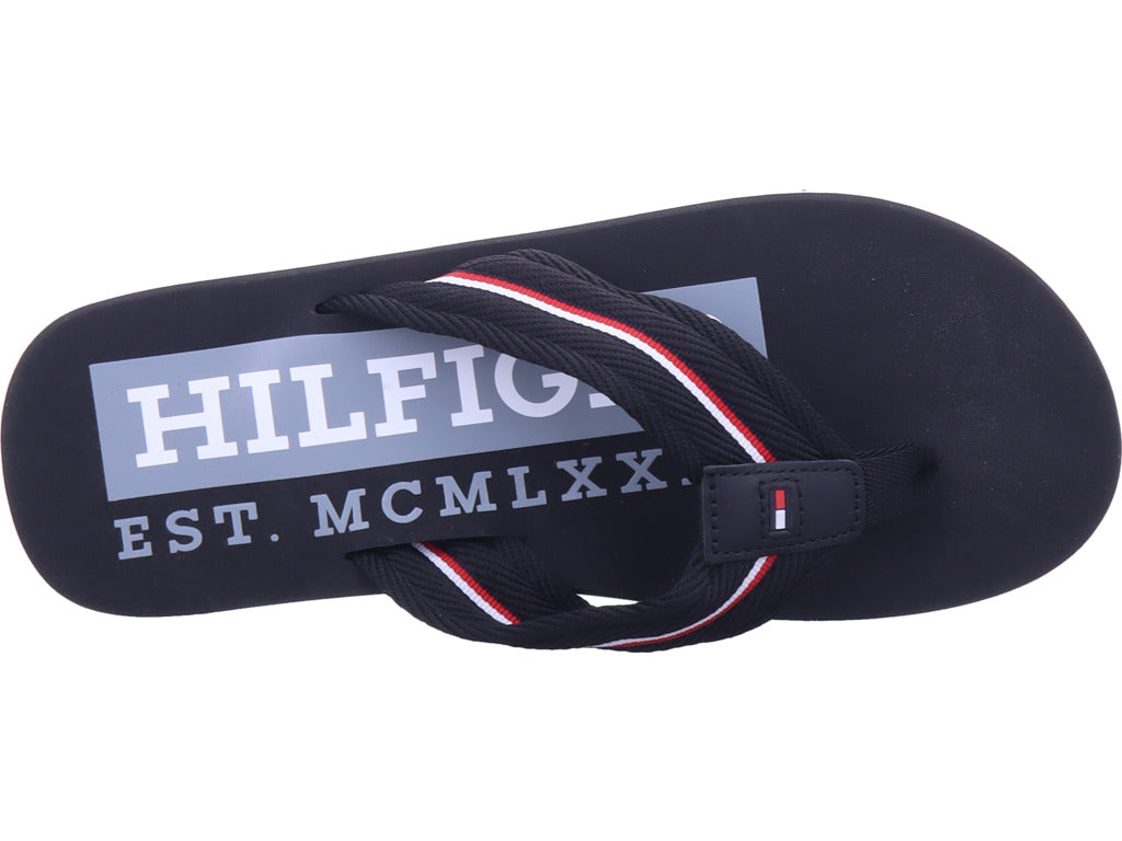 Tommy Hilfiger Herren Badeschuh  in schwarz