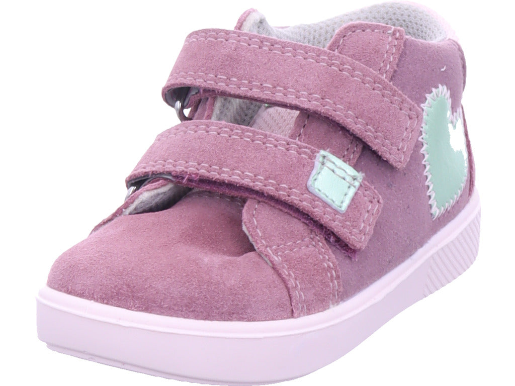 Dívčí kožené kotníkové boty Legero ve fialové barvě