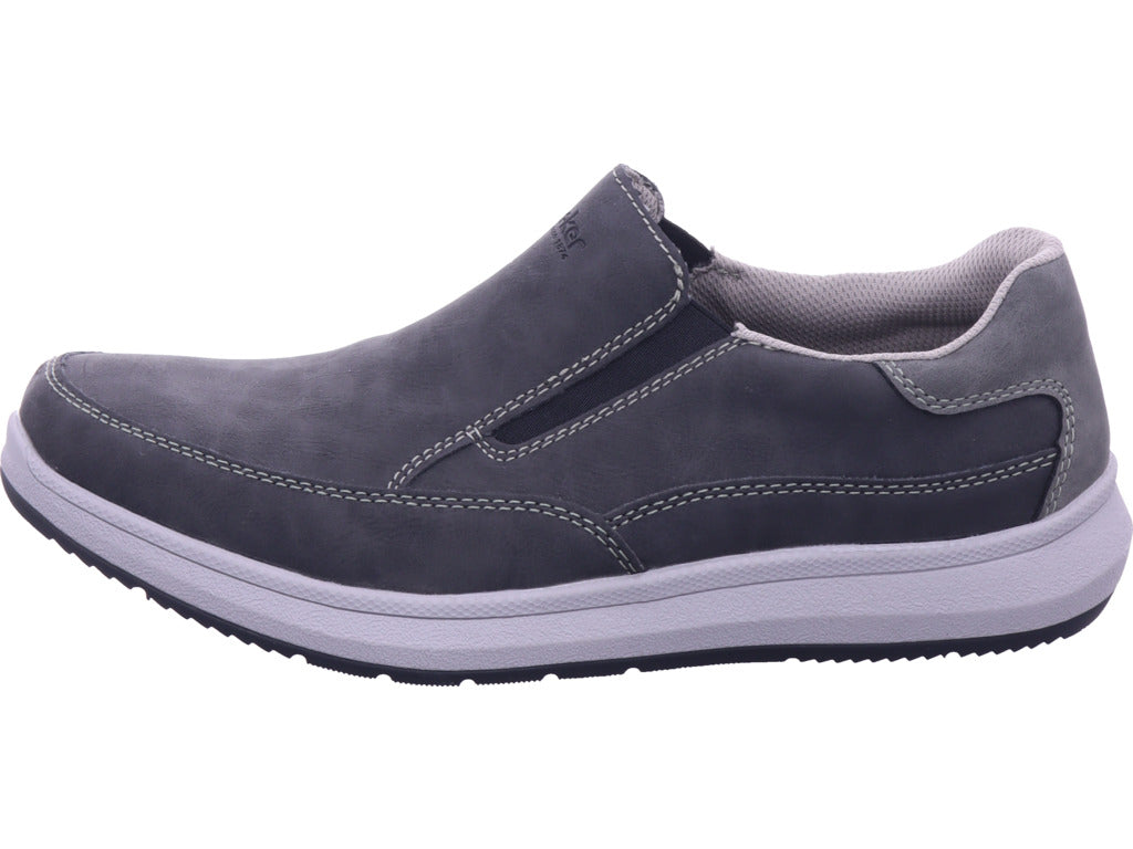 Rieker Herren Slipper Extra Weit in schwarz