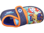 Leomil Jungen Hausschuh Paw in blau