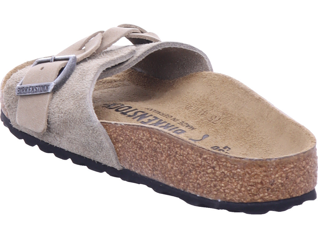 Birkenstock women's Oita Braided Suede in brown