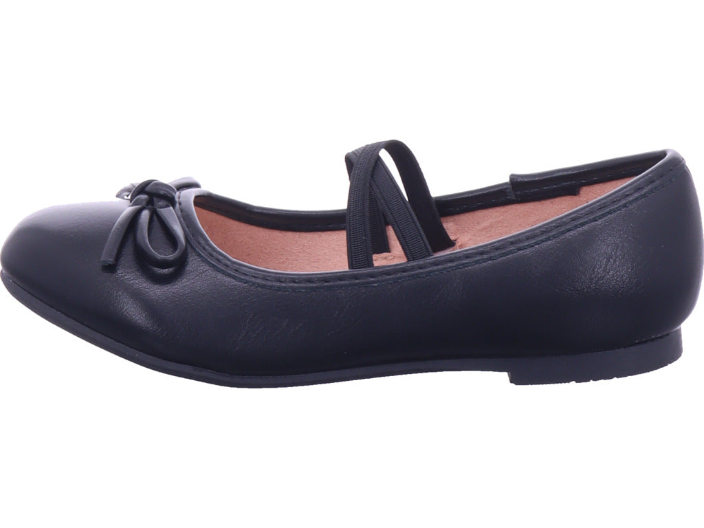 Planet Footwear Mädchen Ballerina  in schwarz