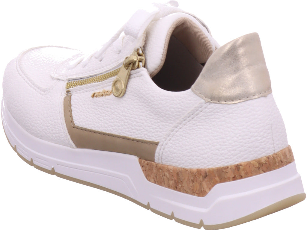 Rieker Damen Sneaker Fsk Damen Halbschuhe in weiß