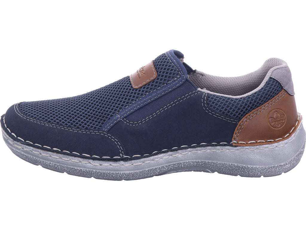 Rieker Herren Slipper  in blau