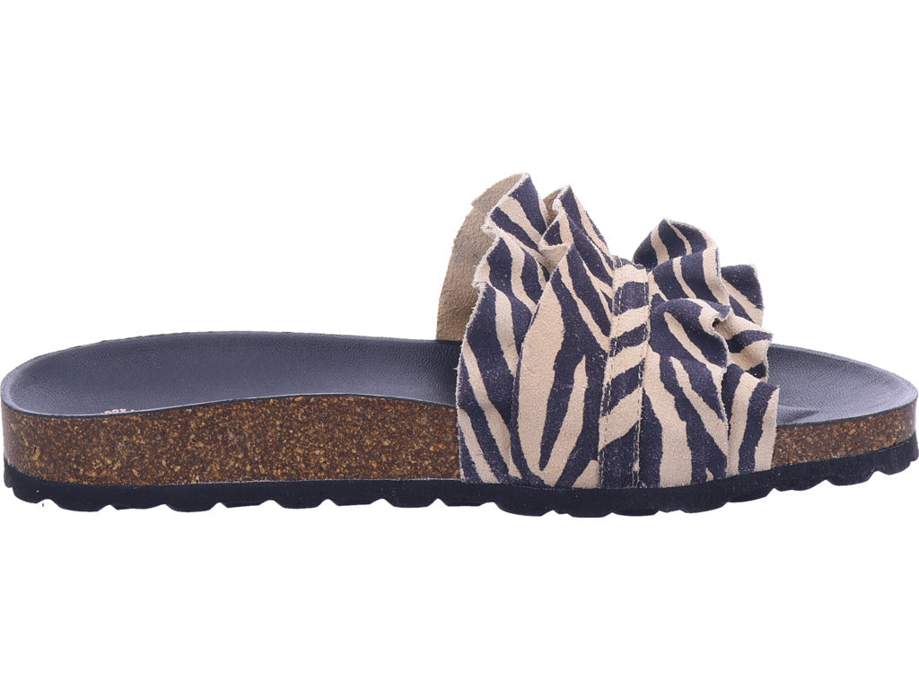 Verbenas Damen Pantolette  in schwarz