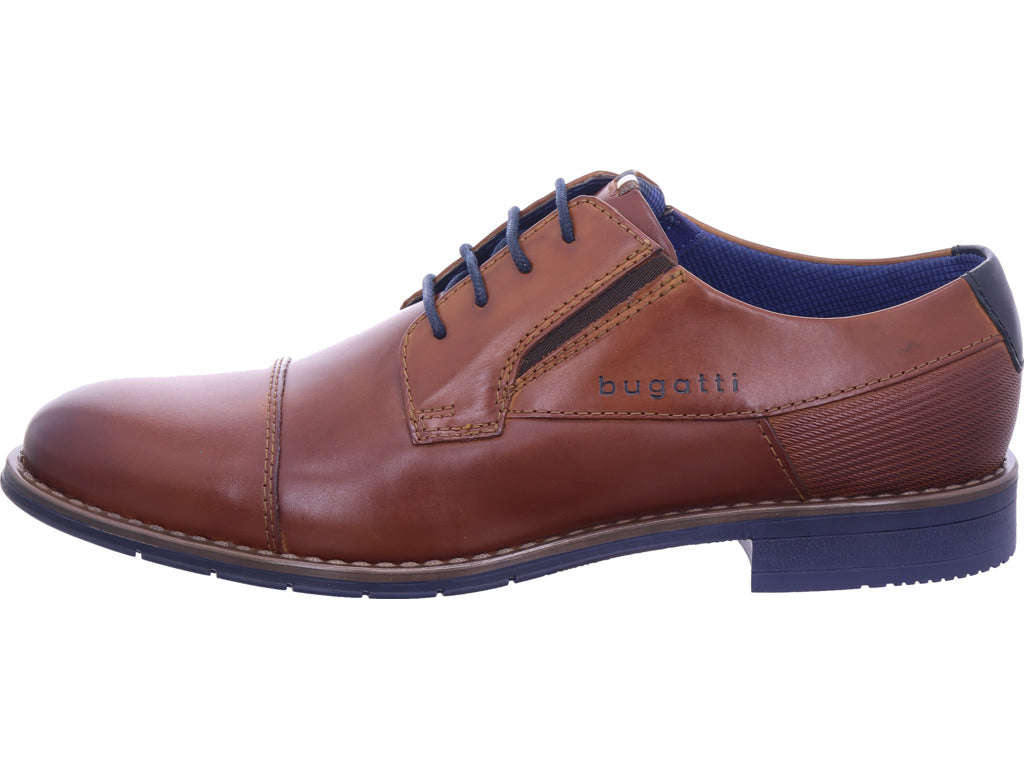 Pánské nízké boty Bugatti v hnědé barvě