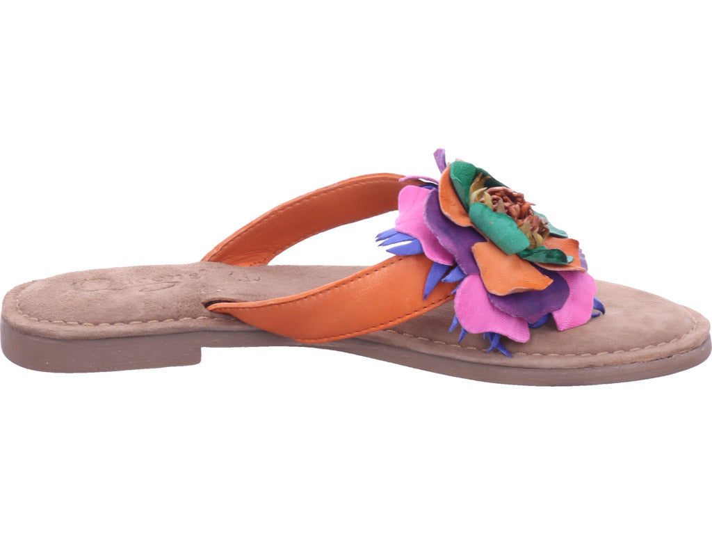 Queens Damen Pantolette  in orange