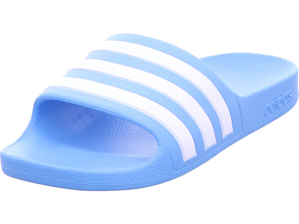 Adidas Damen Zehentreter Adidas Adilette Aqua K in blau
