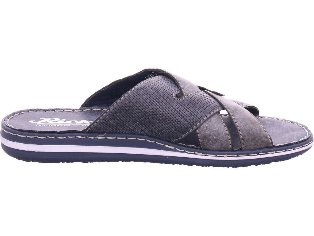 Rieker Herren Pantolette  in blau