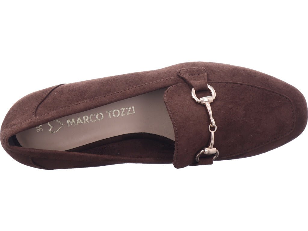 Marco Tozzi women's slippers in brown