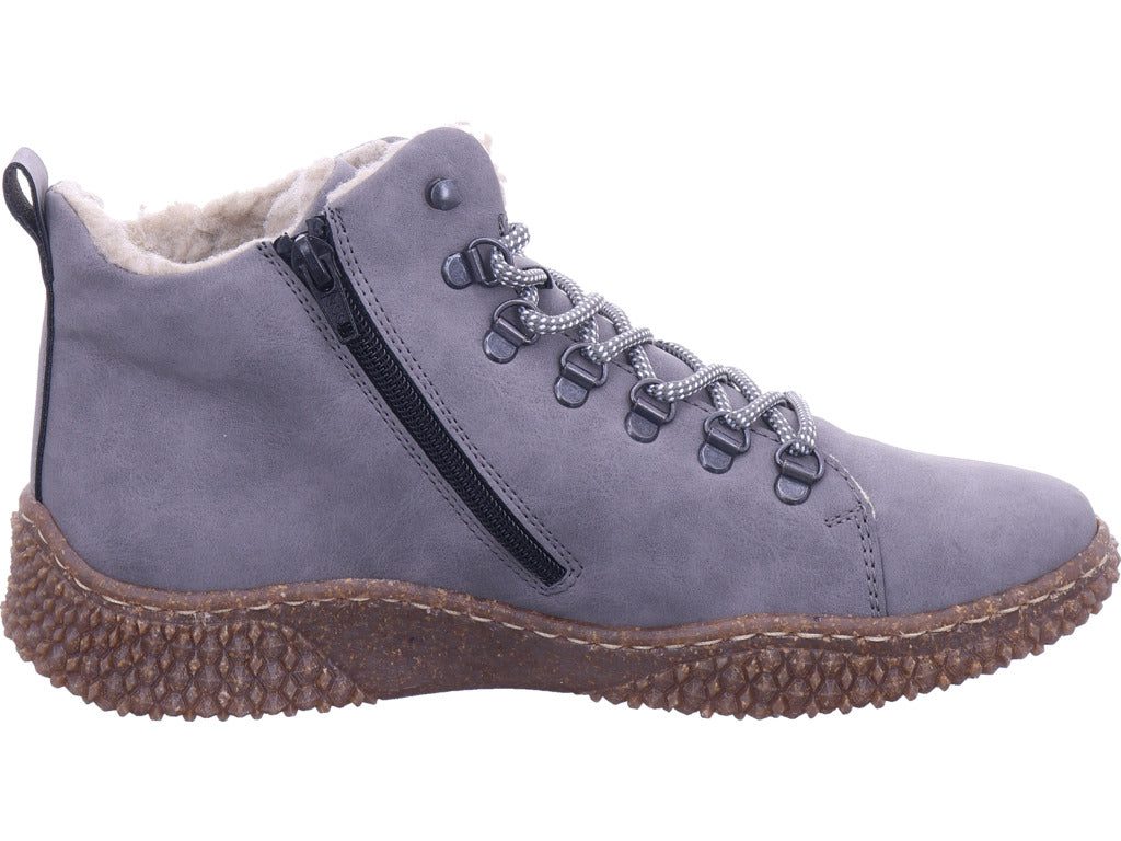 Rieker women's Hwk boots in grey