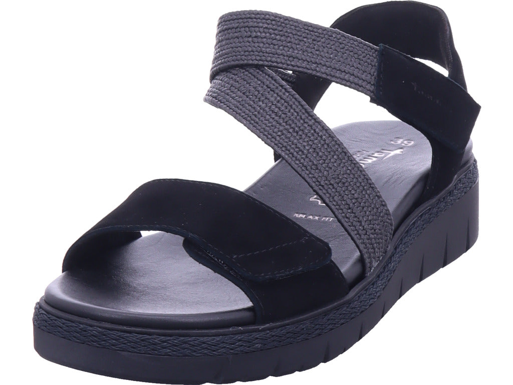 Tamaris Damen Sandalette  in schwarz