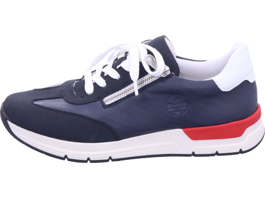 Rieker Damen Sneaker Fsk Damen Halbschuhe in blau