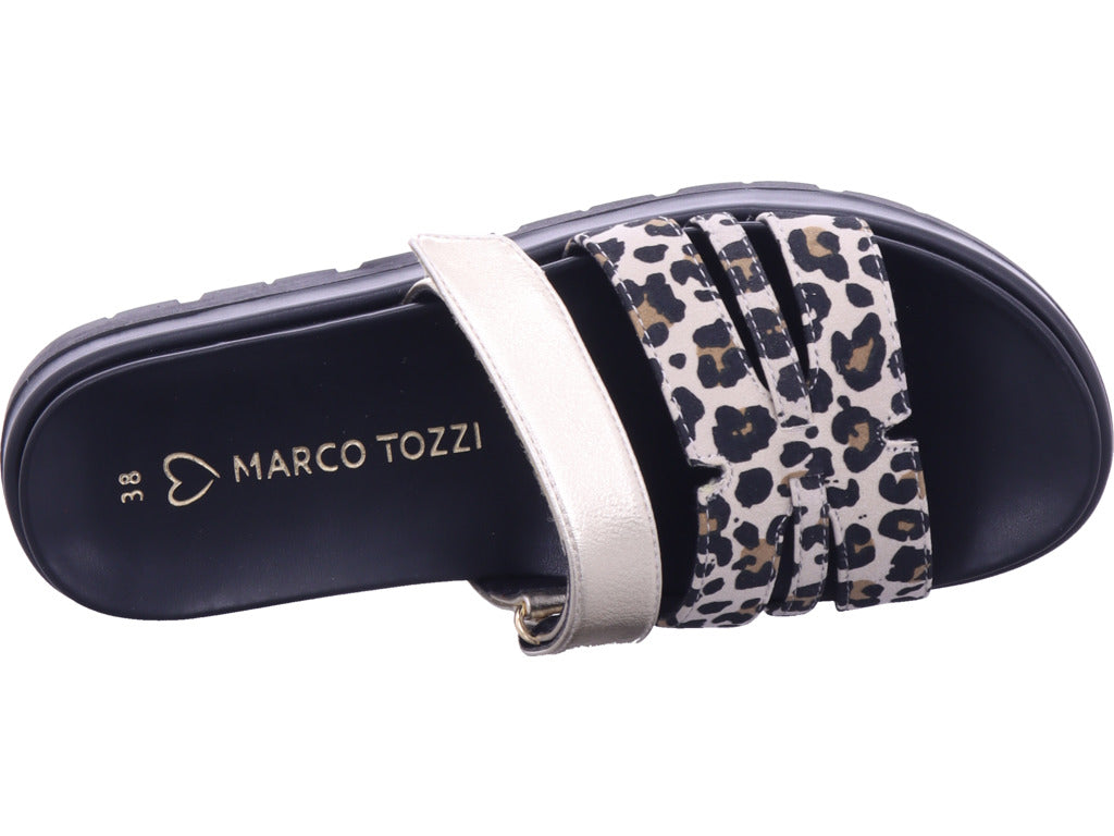 Marco Tozzi Damen Pantolette  in braun