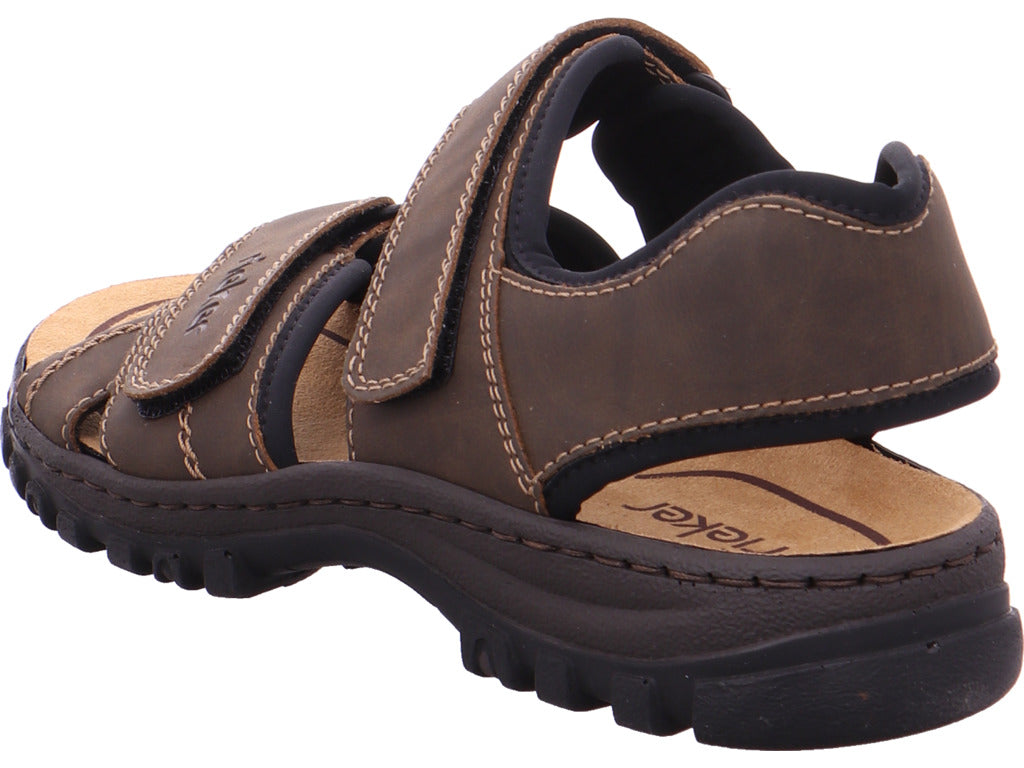 Rieker Herren Sandalette  in braun