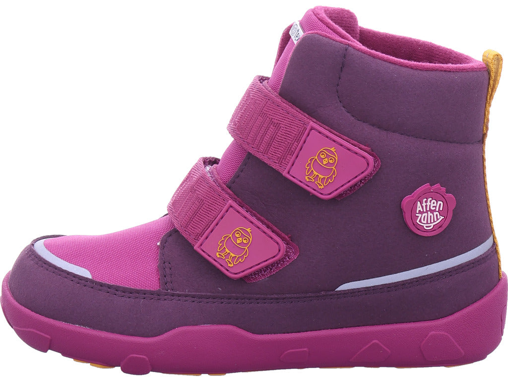 Affenzahn Mädchen Moonboot Vogel in lila