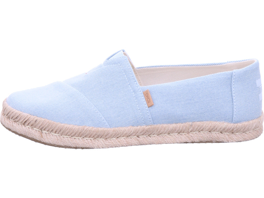 TOMS Damen Slipper Alpargata Rope 2.0 in blau