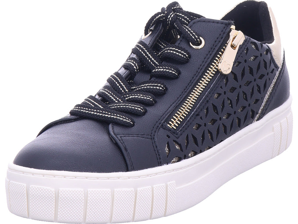 Marco Tozzi women's sneakers in black