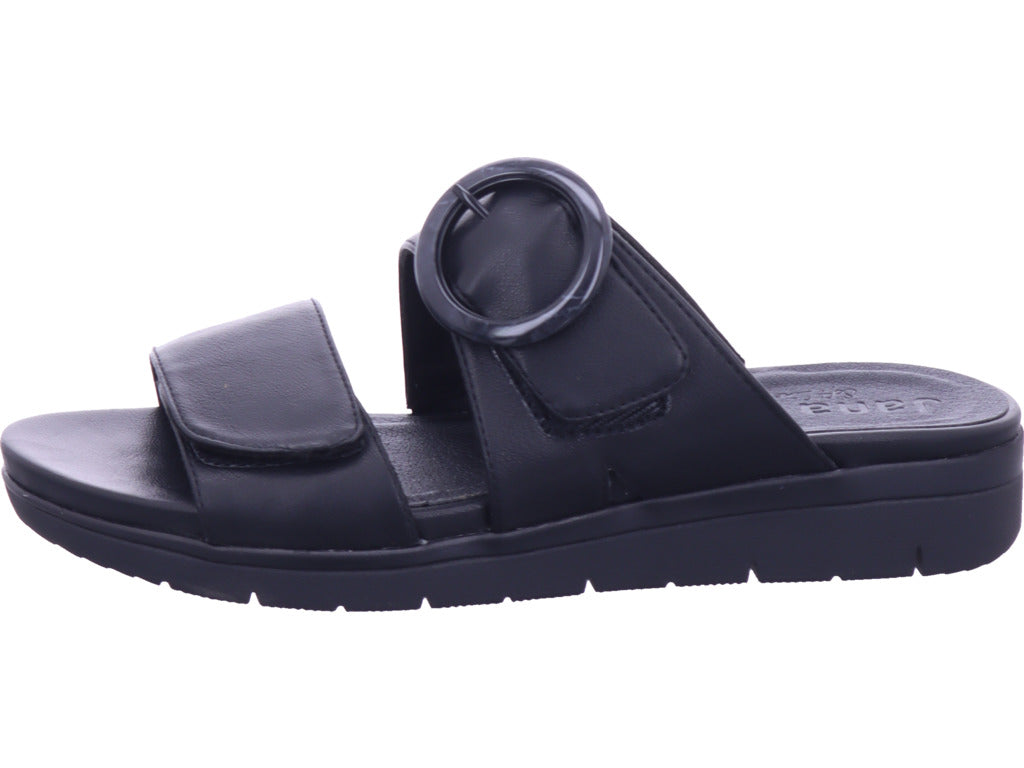 Jana Damen Pantolette  in schwarz