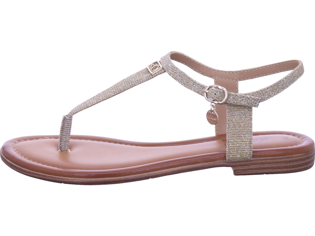 s.Oliver Damen Sandalette  in gold