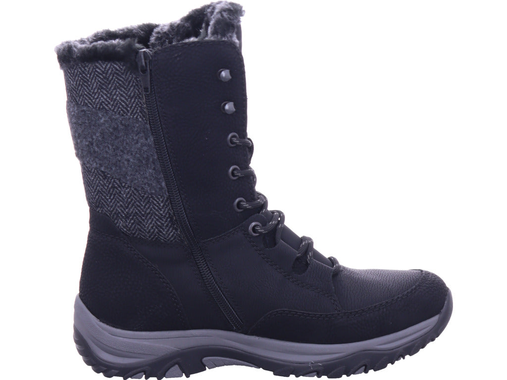 Rieker Damen Stiefelette Hwk Damen Stiefel in schwarz