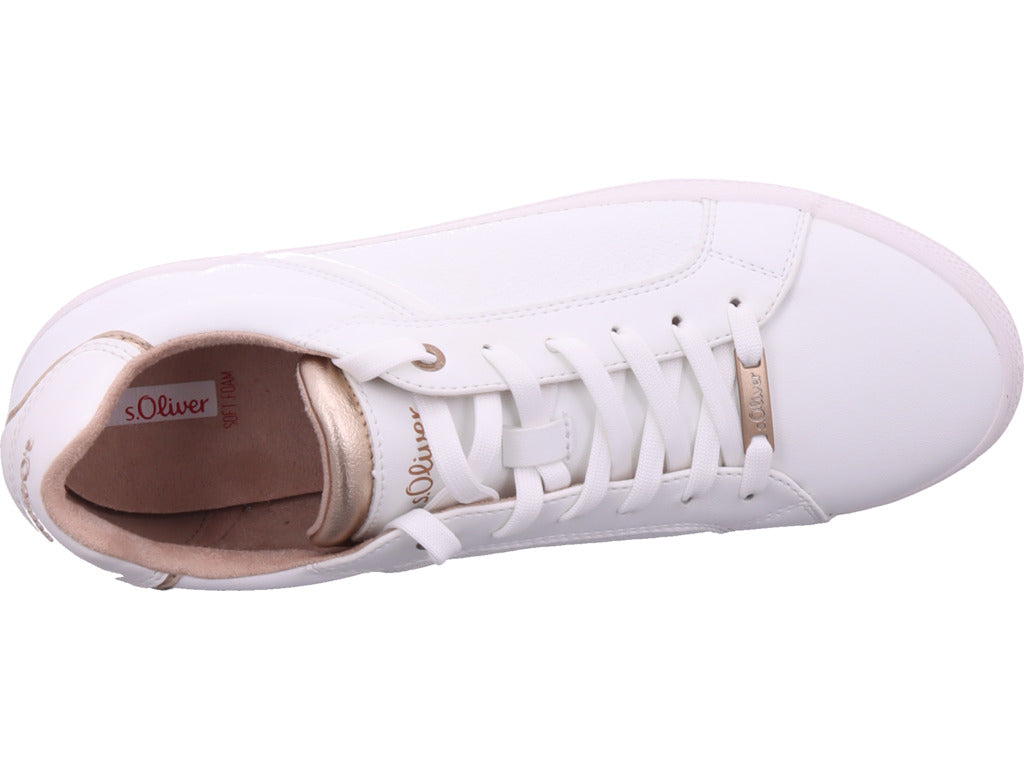 s.Oliver Damen Sneaker  in weiß