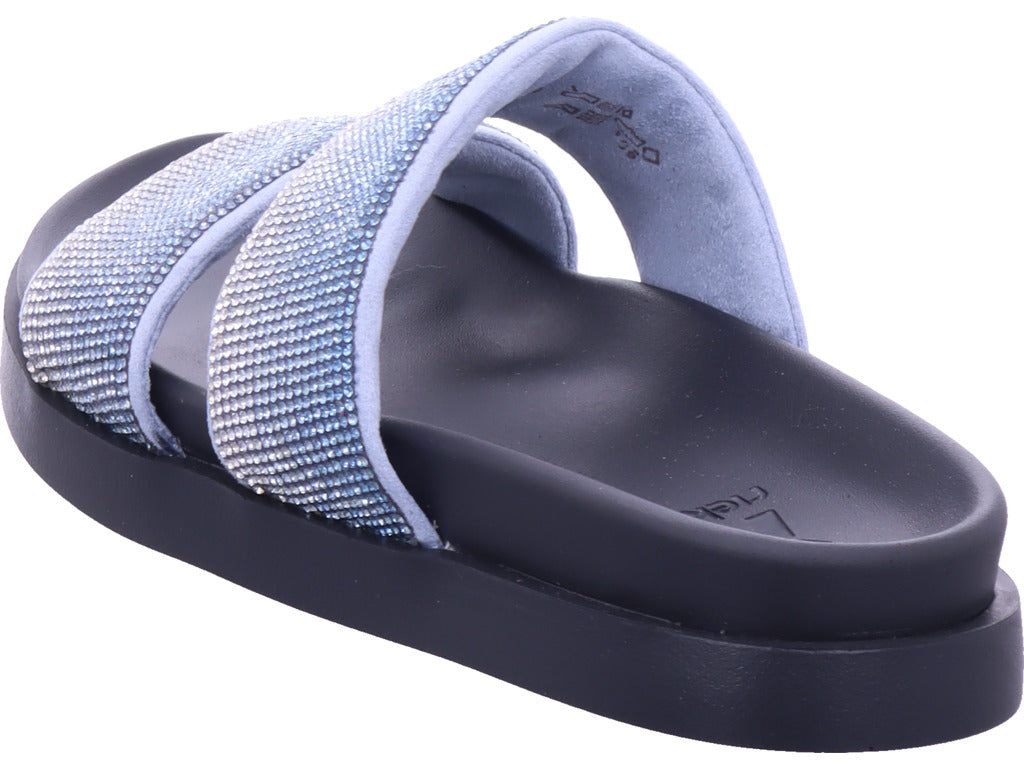 Rieker Damen Pantolette Fsk Damen Sandalen in blau