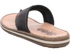 Rieker Herren Pantoffel  in schwarz