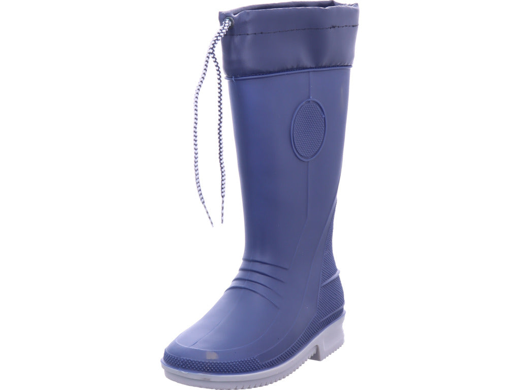 BOLD Unisex - Erwachsene Gummistiefel Mit Stulpe in blau