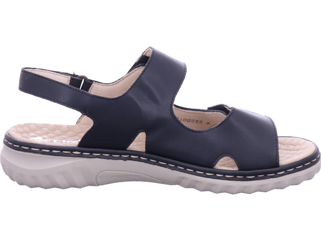 Rieker Damen  Fsk Damen Sandalen in schwarz