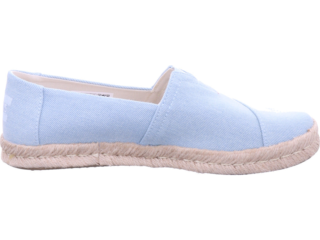 TOMS Damen Slipper Alpargata Rope 2.0 in blau