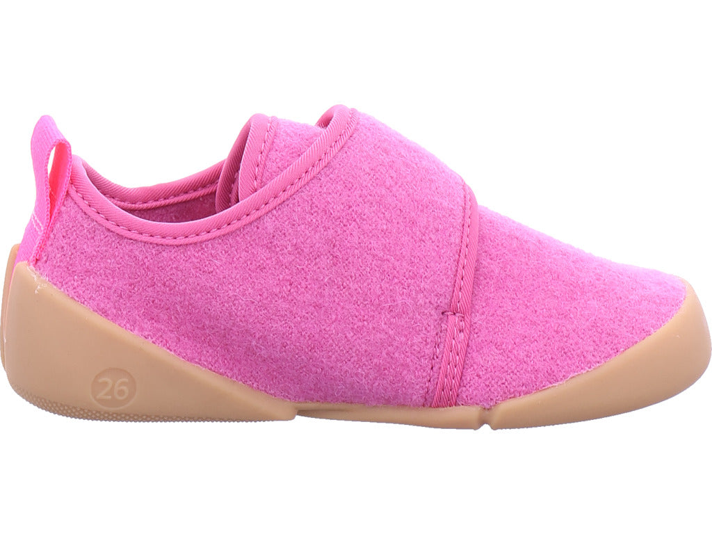 Legero girls' textile slippers \ Venti in red