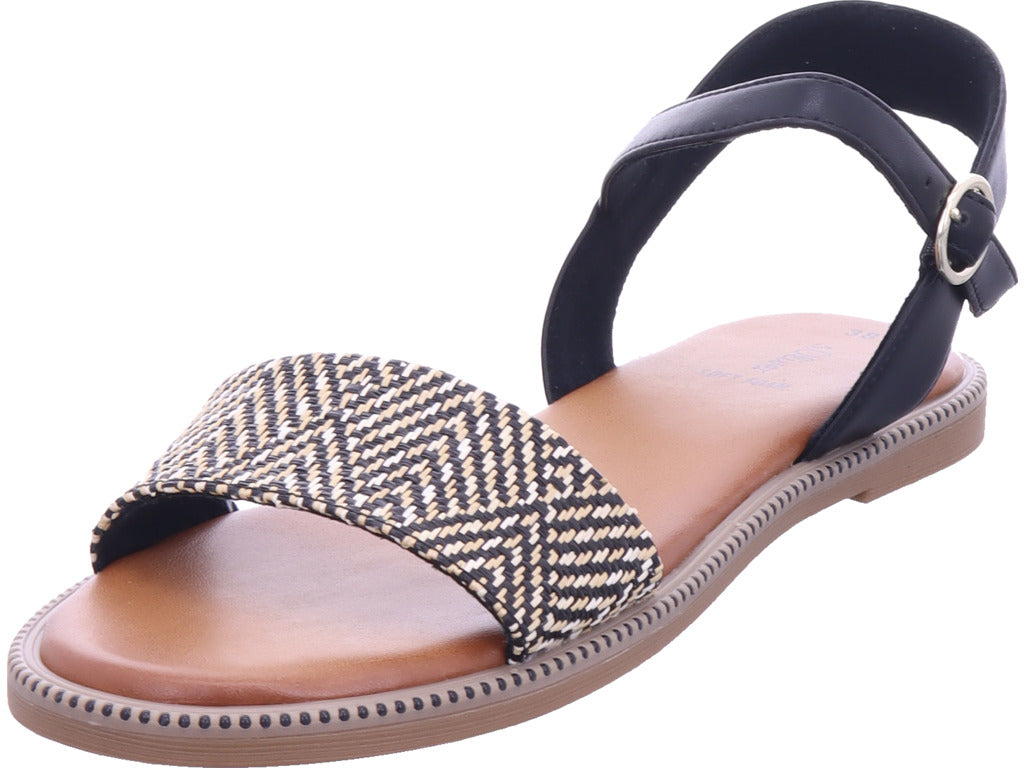s.Oliver Damen Sandalette  in schwarz