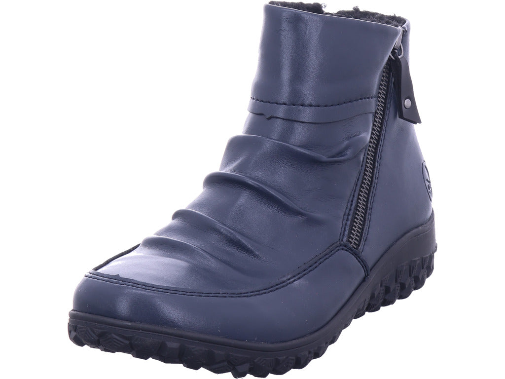Rieker Damen Hosenstiefel Hwk Damen Halbschuhe in blau