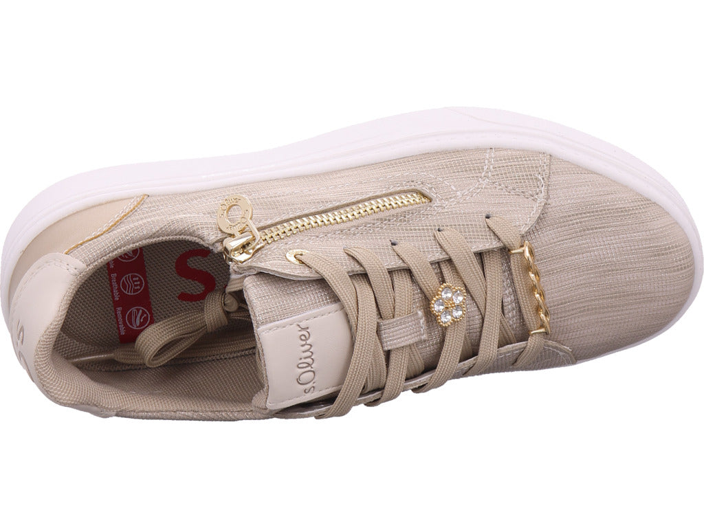 s.Oliver Damen Sneaker  in gold
