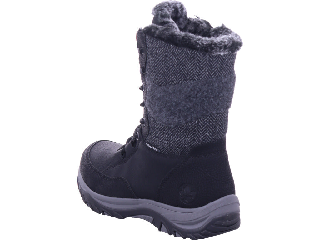 Rieker Damen Stiefelette Hwk Damen Stiefel in schwarz