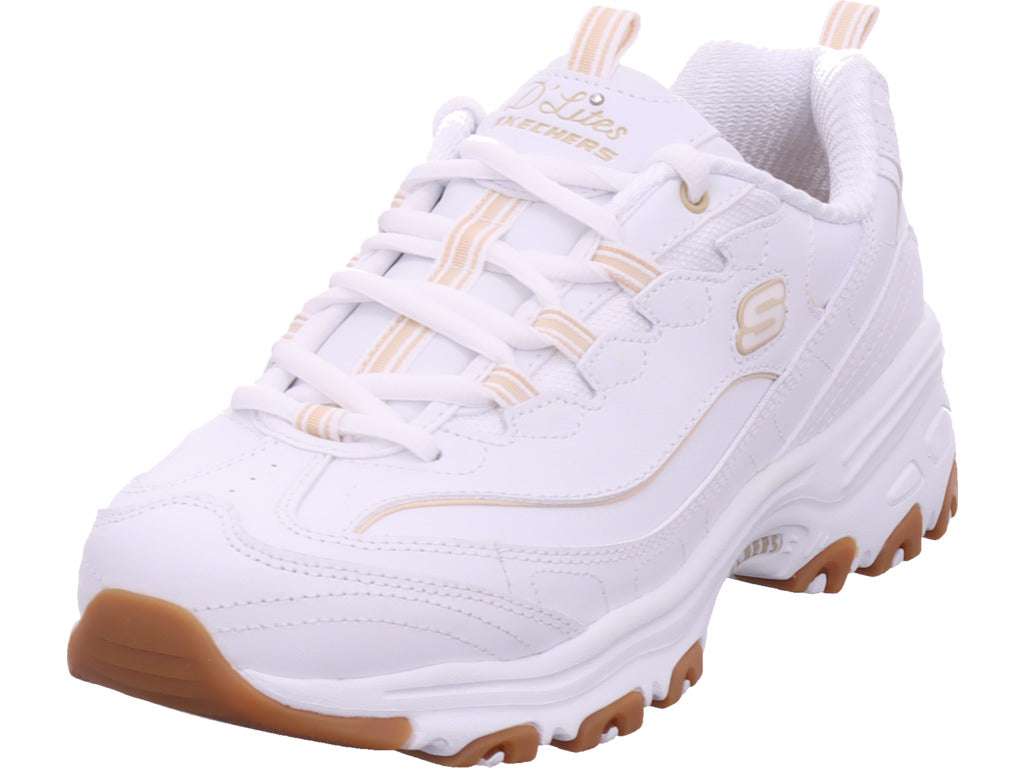 SKECHERS Damen Sneaker Skechers D´lites in weiß