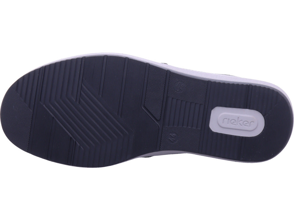 Rieker Herren Slipper Extra Weit in schwarz