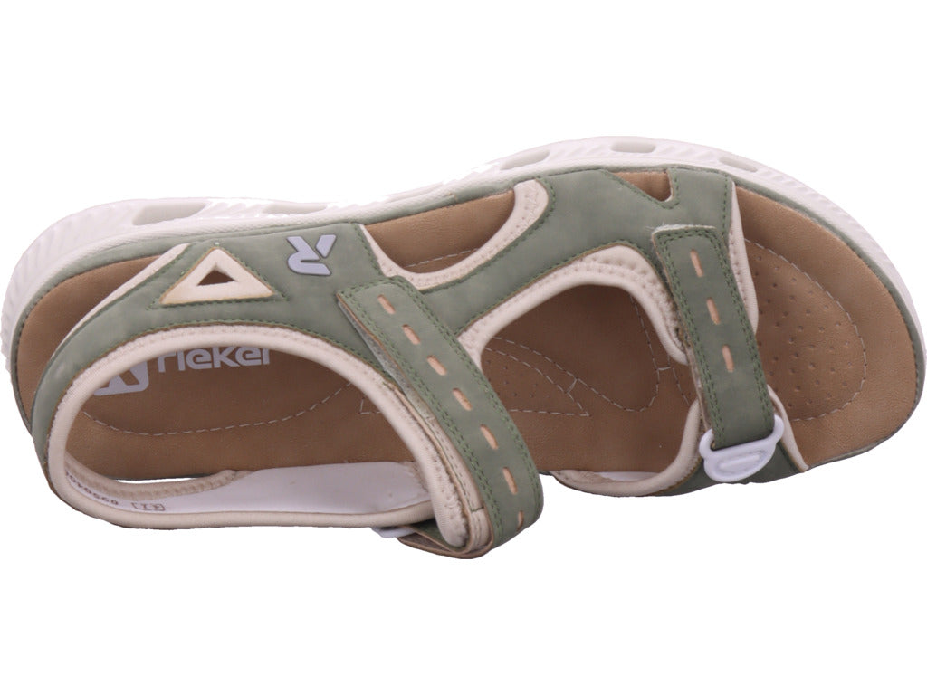 Rieker Damen  Fsk Damen Sandalen in grün