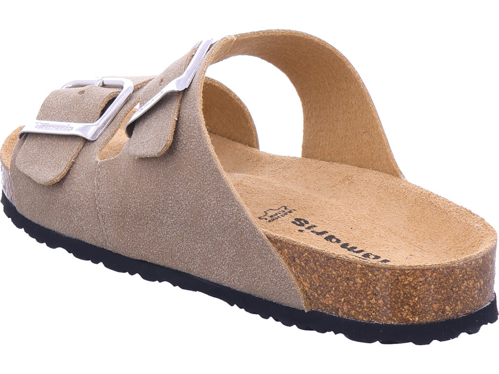 Tamaris Damen Pantolette  in beige