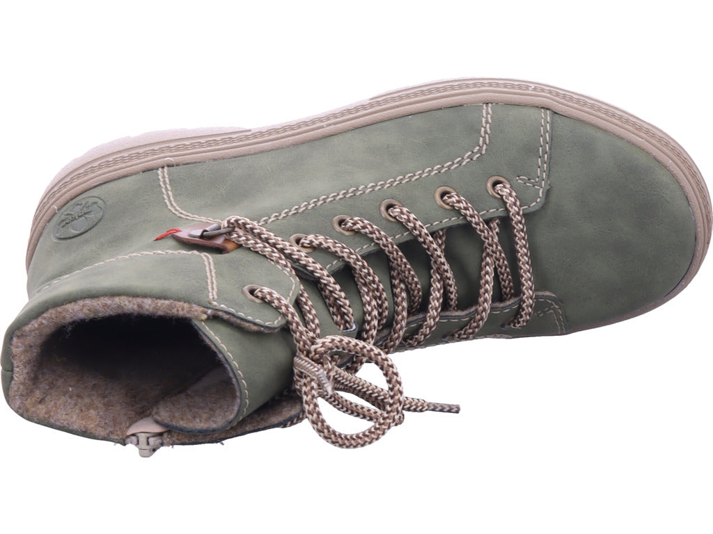 Rieker Damen Stiefelette Hwk Damen Stiefel in grün