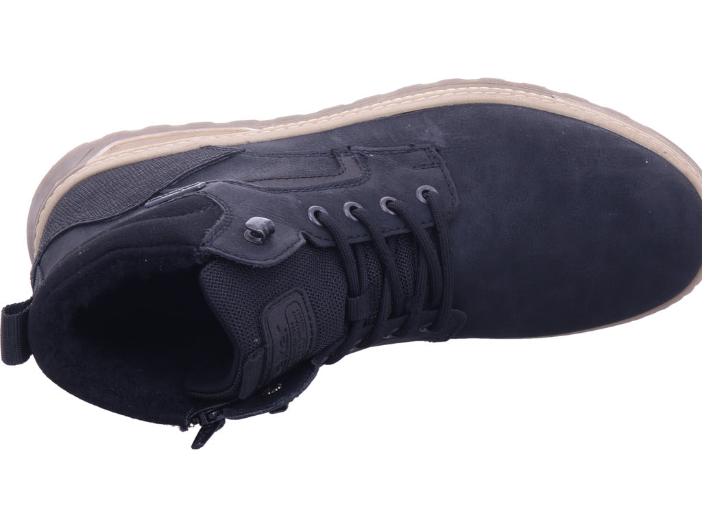 Rieker  Schnürstiefel Hwk Herren Stiefel in schwarz